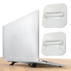 Soporte de abdominales de computadora portátil portátil plegable (blanco)
