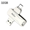 Netac U782C Tipo-C Dual Interfaz de alta velocidad Computadora de metal de alta velocidad Dispersión flash USB, Capacidad: 32 GB