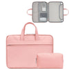 Baona Bn-Q006 PU Leather Apertura de la computadora portátil de apertura para 13/13.3/14 pulgadas (rosa+bolsa de alimentación)
