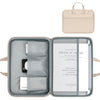 Baona Bn-Q006 PU Cuero de cuero Completo Bag Laptop Bag para 13/13.3/14 pulgadas (color de albaricoque ligero en espesor)
