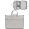 Baona Bn-Q006 PU Leather Apertura de la computadora portátil de apertura para 16/17 pulgadas (gris)