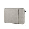 ND01DZ Bolsa de revestimiento de laptop impermeable de doble capa, tamaño: 14.1-15.4 pulgadas (gris claro)
