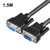 DTech RS232 Serial Direct Line DB9 Línea de extensión Macho a Femenina 1.5m