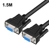 DTech RS232 Serial Direct Line DB9 Línea de extensión hembra a femenina 1.5m