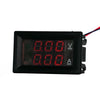 Medidor de voltaje de voltaje de doble pantalla Dig Voltaje DC Medidor, Especificación: 10A (rojo)