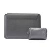 HL0066-005 Bolsa de computadora portátil multifuncional, tamaño: 13 pulgadas (gris con bolsa de alimentación)