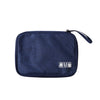 Bolsa de almacenamiento a prueba de polvo para accesorios digitales de disco duro de alimentación, estilo: bolsa para cable de datos (azul marino)