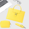 S176 bolso portátil portátil impermeable con paquete de energía, tamaño: 13 pulgadas (amarillo de ganso)