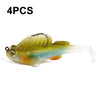 4 PCS Hengjia SO062 Defensa Bottom Tail 14g Jumping Fish Luya Cebo suave (7)