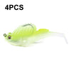 4 PCS Hengjia SO062 Defensa Bottom Tail 14g Jumping Fish Luya Cebo suave (9)