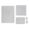 S177 3 en 1 bolsas de revestimiento de laptop impermeable de cuero, tamaño: 15 pulgadas (gris claro)