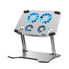 Radiador para portátil de aleación de aluminio con soporte para Tablet PC X16 con 4 ventiladores