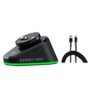 Para Logitech G502 / GPW1 / 2 Soporte de base de carga de mouse inalámbrico Tejido negro