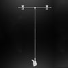 Soporte de fondo de fotografía Accesorios de fondo de foto de cámara, Estilo: Abrazadera tipo T 87cm