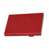 Paquete organizador de aleación de aluminio para almacenamiento de tarjetas de juego para Nintendo Switch (rojo)
