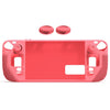 Cubierta de silicona todo incluido con tapa de botón para plataforma de vapor (rosa)