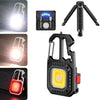 E-SMARTER W5138 Mini linterna portátil de luz brillante, especificación: negro + imán + soporte