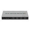 4K KYSW59 60HZ DP USB KVM Switch 2-en-1 Dispositivo para compartir computadora