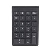 Mini teclado inalámbrico para portátil BT304 de 22 teclas, especificaciones: Bluetooth (negro)
