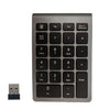 Mini teclado inalámbrico para portátil BT304 de 22 teclas, especificaciones: 2,4 G (gris)
