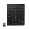 Mini teclado inalámbrico para portátil BT302 de 28 teclas, especificaciones: 2,4 G (negro)