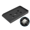 036-1 Host de computadora de escritorio Rack aumentado con ruedas, especificación: rueda paralela (negro)