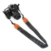 Correa de hombro multicolor para el cuello SLR Retro Camera Shoulder Strap (Black)