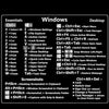 5 uds. Adhesivo adhesivo para acceso directo de teclado de referencia de PC para PC, portátil, escritorio (para ventana)