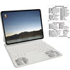 5 uds. Adhesivo adhesivo para acceso directo de teclado de referencia de PC para PC, portátil, escritorio (para iPad)