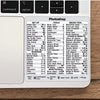 5 uds. Adhesivo adhesivo para acceso directo de teclado de referencia de PC para PC, portátil, escritorio (Photoshop)