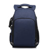 Mochila catiónica SLR Mochila impermeable para fotografía con orificio para cable de auriculares (azul)