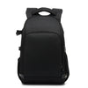 Mochila catiónica SLR Mochila impermeable para fotografía con orificio para cable de auriculares (negro)