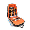 Mochila impermeable para fotografía de tela Oxford Mochila para portátil de 17 pulgadas (naranja)