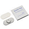 Base de ojo de cerradura de seguridad antirrobo externa para computadora de teléfono móvil de 2 PCS (gris plateado)