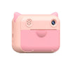 CP01 Cámara de juguete para niños con pantalla HD de 2,4 pulgadas Impresión térmica Polaroid sin tarjeta de memoria (rosa)