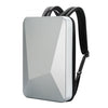 Bopai 61-93318A Mochila extensible impermeable de carcasa dura con orificio de carga USB, especificación: regular (plata)