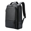 Bopai 61-70111 Mochila antirrobo impermeable con varios compartimentos de piel de vaca con orificio de carga USB (negro)