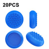 20 PCS Botón periférico VR Mango Rocker Cubierta protectora de silicona, para Oculus Quest 2 (Azul)