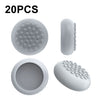 Cubierta protectora de silicona basculante con mango VR y botón periférico de 20 piezas, para Meta Quest 2 (gris)