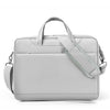Bolsa de mensajero portátil para computadora portátil engrosada con bolsa de aire, tamaño: 14.1 pulgadas (gris claro)