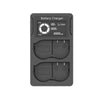 Cargador de batería para cámara SLR de doble carga LCD USB EL15