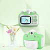 KX01-1 Cámara digital para niños en color con foto y video inteligente sin tarjeta de memoria (verde + blanco)