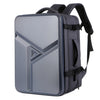 Mochila impermeable extensible de gran capacidad con orificio de carga USB (161 gris oscuro)