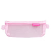 10PCS Hechooses D033 Bolsa de pluma portátil de examen de malla transparente, estilo: Triángulo (rosa)