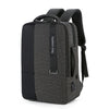 Mochila para computadora portátil de negocios de gran capacidad 140 con interfaz de carga USB (negro)