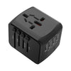 BMAX 199-04U Travel Multifuncional USB Converter 4 USB Universal Socket (Negro)
