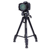 YUNTENG VCT-668RM Trípode de cámara SLR portátil Teléfono móvil Soporte de transmisión en vivo (Negro)