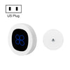R16 1 por 1 Timbre de llamada electrónico inteligente inalámbrico autoalimentado para el hogar del hotel (enchufe de EE. UU. Blanco)