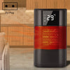 Calentador de aire de mesa N8 Calentador eléctrico de ahorro de energía de calor rápido para interiores, especificación: enchufe de la UE (negro)