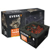 Fuente de alimentación para computadora EVESKY 700WS ATX 12V con ventilador de 12 cm